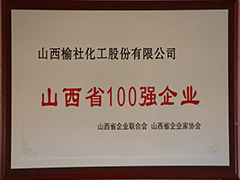 2013年山西省100强企业