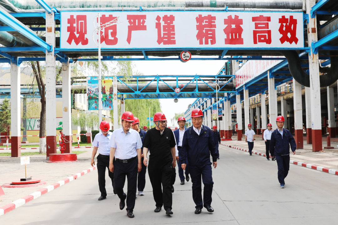 晋中市委党的二十大精神落实情况及省委市委重点工作推进情况督导组到我公司调研指导