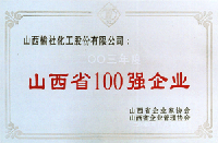 2003年山西省100强企业