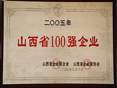 2005年山西省100强企业